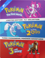 Pokémon: The Movies 1-3 Collection - Limited Edition Steelbook (Region A - CA Import ohne dt. Ton) Blu-ray