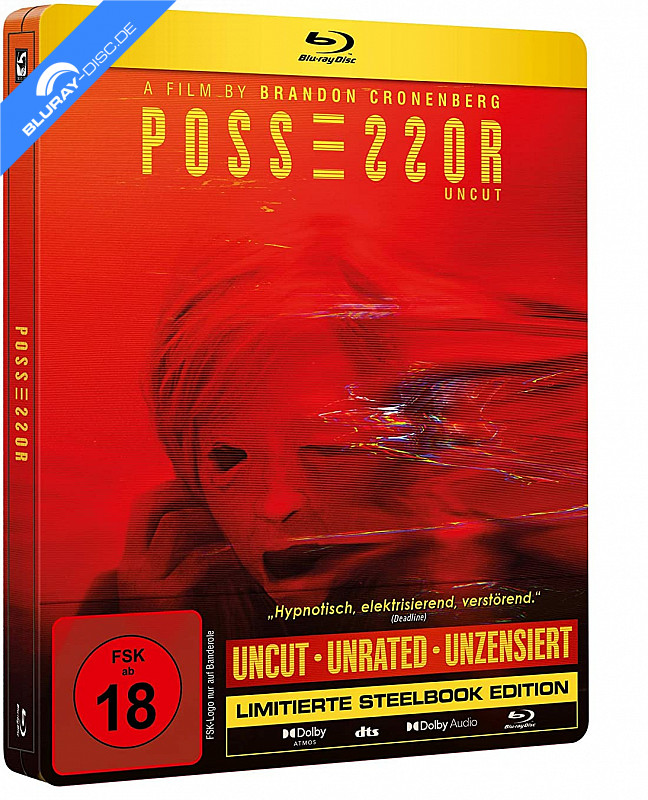 Possessor 2020 Unrated Limited Steelbook Edition Blu-ray - Film Details