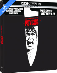 Psycho (1960) 4K - Edizione 60° Anniversario Edizione Limitata Steelbook (4K UHD + Blu-ray) (IT Import) Blu-ray