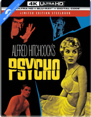 Psycho (1960) 4K - Limited Edition Steelbook (Neuauflage) (4K UHD + Blu-ray + Digital Copy) (US Import ohne dt. Ton) Blu-ray