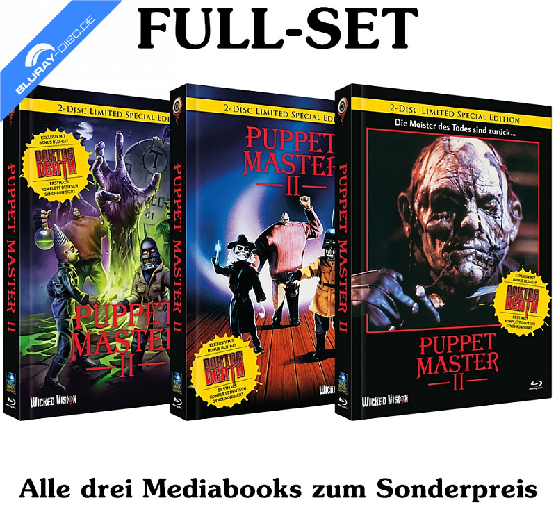 Puppet Master II - Die Rückkehr + Puppet Master: Doktor Death Limited ...