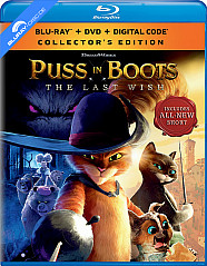 Puss in Boots: The Last Wish (2022) (Blu-ray + DVD + Digital Copy) (US Import ohne dt. Ton) Blu-ray