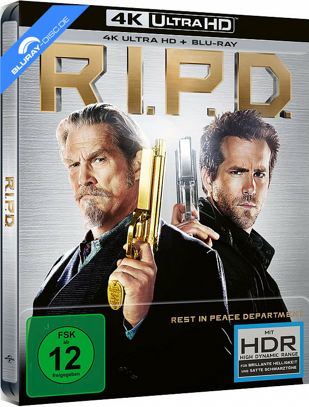R.I.P.D. 4K Limited Steelbook Edition 4K UHD + Blu-ray Blu-ray - Film  Details