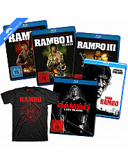 Rambo (1-5) Collection (Geschenkset T-Shirt) Blu-ray