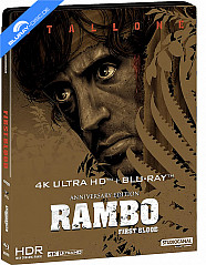 Rambo: First Blood 4K - Edizione Limitata Anniversario Steelbook (4K UHD + Blu-ray) (IT Import ohne dt. Ton) Blu-ray