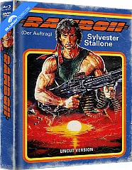 Rambo II - Der Auftrag (4K Remastered) (Limited Mediabook Edition) (Cover A) (Blu-ray + DVD) Blu-ray