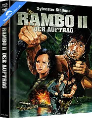 Rambo II - Der Auftrag (4K Remastered) (Limited Mediabook Edition) (Cover B) (Blu-ray + DVD) Blu-ray