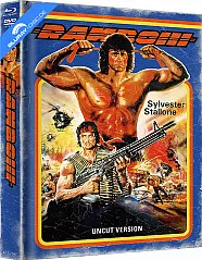 Rambo III (4K Remastered) (Limited Mediabook Edition) (Cover A) (Blu-ray + DVD) Blu-ray