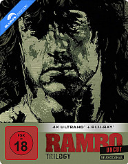 Rambo Trilogy (Teil 1-3) 4K (Limited Steelbook Edition) (4K UHD + Blu-ray) Blu-ray