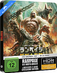 Rampage: Big Meets Bigger 4K (Limited Steelbook Edition) (Japan Artwork) (4K UHD + Blu-ray) Blu-ray