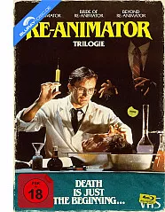 Re-Animator (1-3) Trilogie (4-Disc Set) (Limited Collector's Edition) (Limited Retro-VHS-Edition) Blu-ray