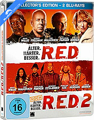 RED 1+2 - Collector's Edition (Limited Steelbook Edition) (Doppelset) Blu-ray