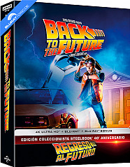 Regreso al Futuro 4K - Edición Coleccionista 40º Aniversario - Edición Metálica (4K UHD + Blu-ray + Bonus Blu-ray) (ES Import) Blu-ray