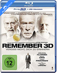 Remember - Vergiss nicht, Dich zu erinnern 3D (Blu-ray 3D) Blu-ray