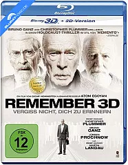 Remember - Vergiss nicht, Dich zu erinnern 3D (Blu-ray 3D) Blu-ray