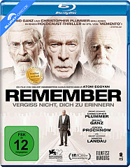 Remember - Vergiss nicht, Dich zu erinnern Blu-ray