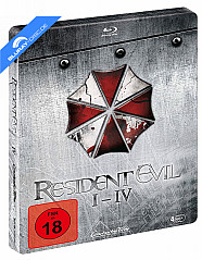 Resident Evil (1-4) - Steelbook (Neuauflage) Blu-ray