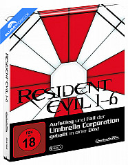 Resident Evil (1-6) (Limited Steelbook Edition) Blu-ray