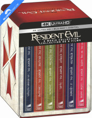 Resident Evil: The Complete Collection 4K - Limited Edition Steelbook - Library Case (4K UHD + Blu-ray + Digital Copy) (CA Import ohne dt. Ton) Blu-ray