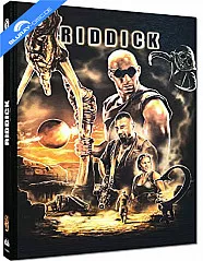 Riddick - Überleben ist seine Rache (Extended Cut + Kinofassung) (Wattierte Limited Mediabook Edition) (Cover A) (Blu-ray + DVD) Blu-ray