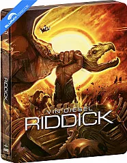 Riddick (2013) 4K - Theatrical and Director's Cut - Amazon Exclusive Limited Edition Steelbook (4K UHD + 2 Blu-ray) (US Import ohne dt. Ton) Blu-ray