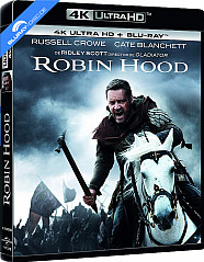 Robin Hood (2010) 4K - Theatrical and Director's Cut (4K UHD + Blu-ray) (ES Import) Blu-ray