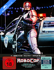 RoboCop (1987) 4K (Kinofassung und Director's Cut) (Limited Collector's Mediabook Edition) (2 4K UHD + Blu-ray + Bonus Blu-ray) Blu-ray