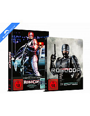 RoboCop (1987) 4K (Kinofassung und Director's Cut) (Limited Mediabook + Steelbook Edition) (2 4K UHD + 2 Blu-ray + 2 Bonus Blu-ray) Blu-ray