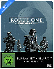 Rogue One - A Star Wars Story 3D (Limited Steelbook Edition) (Blu-ray 3D + Blu-ray + Bonus Blu-ray)