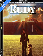 Rudy 4K - Theatrical and Director's Cut - Limited Edition Steelbook (4K UHD + Blu-ray + Digital Copy) (US Import ohne dt. Ton) Blu-ray
