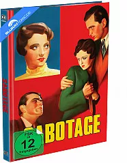 Sabotage (1936) (Limited Mediabook Edition) (Cover C) Blu-ray