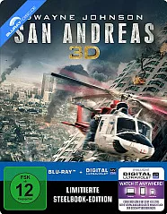 San Andreas (2015) 3D (Limited Steelbook Edition) (Blu-ray 3D + Blu-ray + UV Copy) Blu-ray