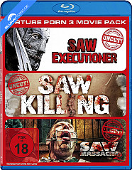 Saw Executioner + Saw Killing + Saw Massacre 2 (Torture Porn 3 Movie Pack) Blu-ray