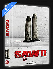 Saw II (US Director's Cut) (Wattierte Limited Mediabook Edition) (Cover A) Blu-ray