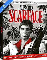 Scarface (1983) 4K - 40ème Anniversaire Édition Boîtier Steelbook (4K UHD + Blu-ray) (FR Import ohne dt. Ton) Blu-ray
