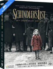 Schindler's List (1993) 4K - 25th Anniversary - Limited Edition Fullslip Steelbook (4K UHD + Blu-ray + Bonus Blu-ray) (TW Import ohne dt. Ton) Blu-ray