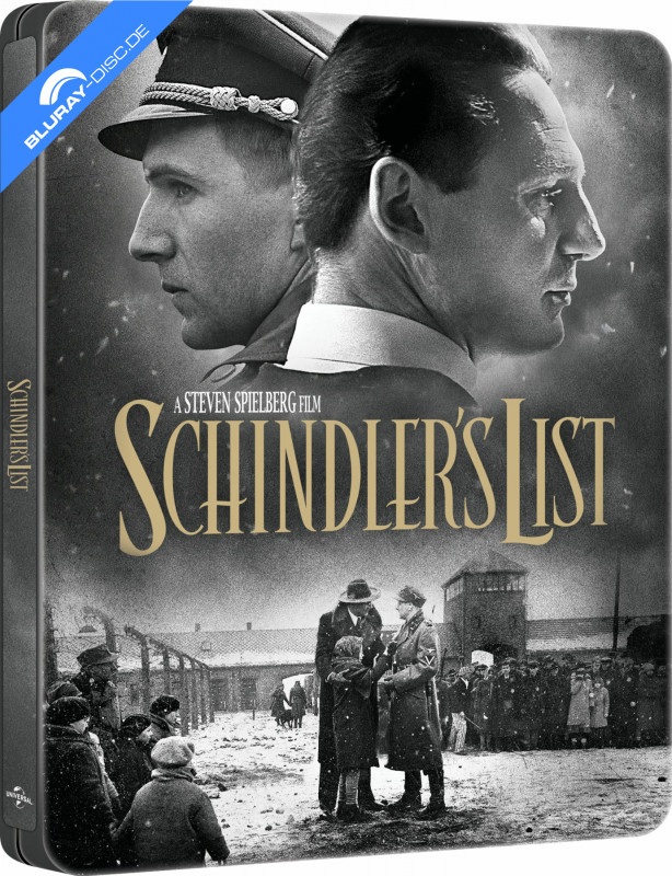Schindler's List 4K Limited Edition Steelbook 4K UHD + Bluray + Bonus Bluray KR Import ohne