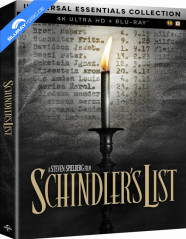 Schindler's List 4K - Universal Essential Collection - Limited Edition Fullslip Steelbook (4K UHD + Blu-ray + Bonus Blu-ray) (FI Import ohne dt. Ton) Blu-ray