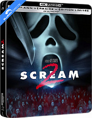 Scream 2 (1997) 4K - 25ème Anniversaire Édition Limitée Boîtier Steelbook (4K UHD + Blu-ray) (FR Import) Blu-ray
