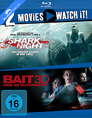 Shark Night + Bait (2012) 3D (Doppelset) (Blu-ray 3D + Blu-ray) Blu-ray