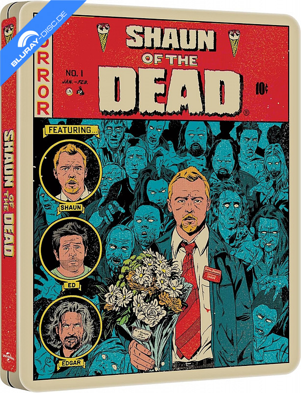 Shaun of the Dead 4K - 20th Anniversary Limited Edition Steelbook 4K ...