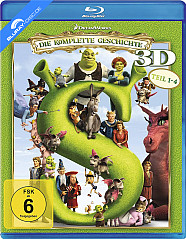 Shrek 1-4: Die komplette Geschichte 3D (Blu-ray 3D) Blu-ray