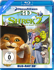 Shrek 2 - Der tollkühne Held kehrt zurück 3D (Blu-ray 3D) (2. Neuauflage) Blu-ray