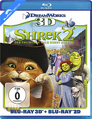 Shrek 2 - Der tollkühne Held kehrt zurück 3D (Blu-ray 3D + Blu-ray) Blu-ray