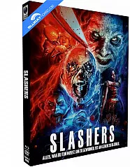 Slashers (2001) (Wattierte Limited Mediabook Edition) (Cover A) (Blu-ray + DVD) Blu-ray