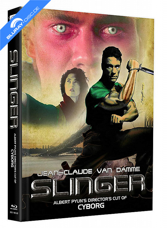 Slinger Director S Cut Von Cyborg Limited Mediabook Edition Cover E Blu Ray Bonus Blu Ray