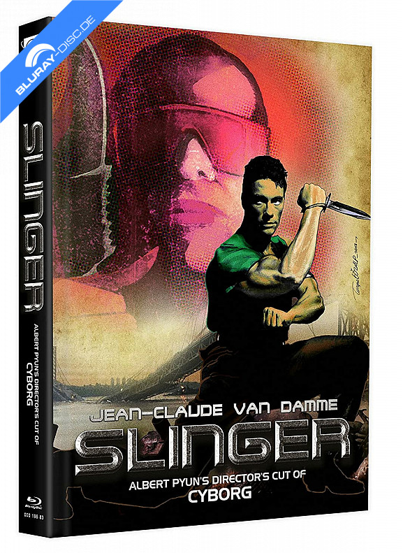 Slinger Director S Cut Von Cyborg Limited Mediabook Edition Cover F Blu Ray Bonus Blu Ray