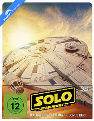Solo: A Star Wars Story (2018) 3D (Limited Steelbook Edition) (Blu-ray 3D + Blu-ray + Bonus Blu-ray) Blu-ray