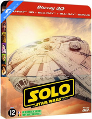 Solo: A Star Wars Story (2018) 3D - Édition Boîtier Steelbook (Blu-ray 3D + Blu-ray + Bonus Blu-ray) (FR Import ohne dt. Ton) Blu-ray