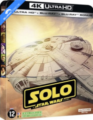 Solo: A Star Wars Story (2018) 4K - Édition Boîtier Steelbook (4K UHD + Blu-ray + Bonus Blu-ray) (FR Import) Blu-ray